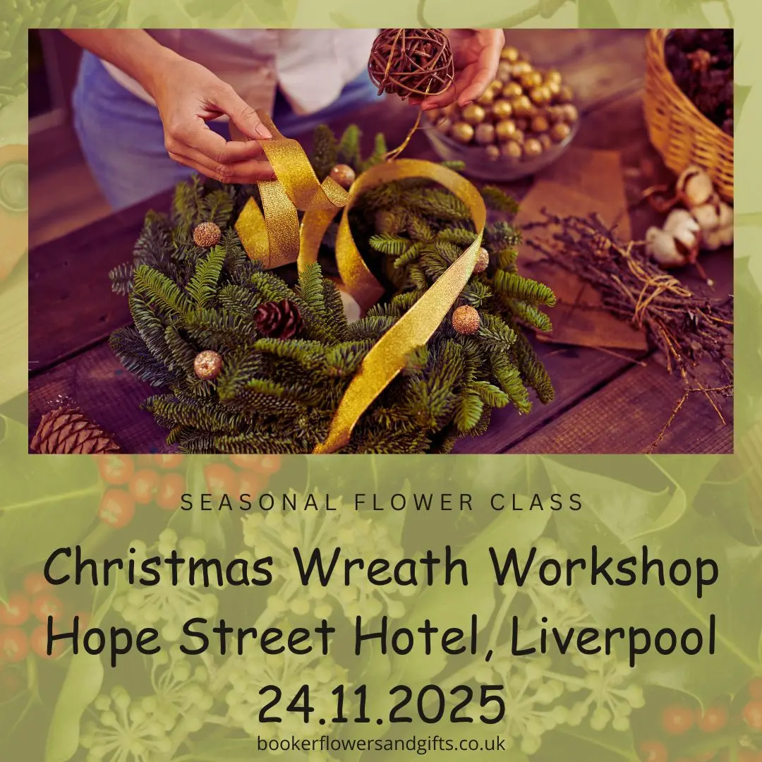 Christmas Wreath Making Workshop at Hope Street Hotel, Liverpool 24.11.2025